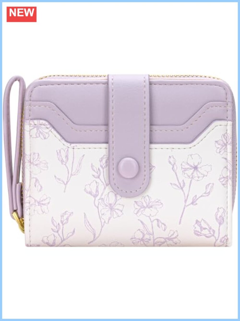 PU Leather Bifold Wallet RFID Credit Card Holder with ID Window